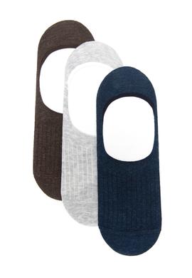 Erkek Lacivert 3'lü Çorap - 50265696001