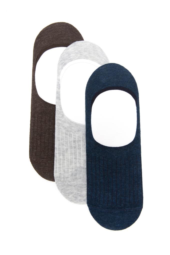 Erkek Lacivert 3'lü Çorap