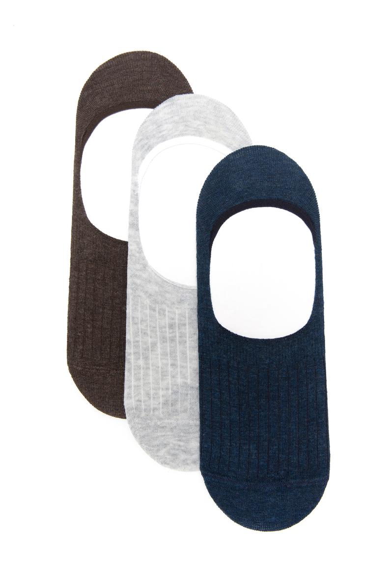 Erkek Lacivert 3'lü Çorap