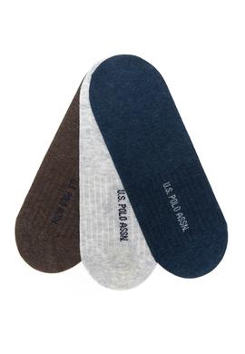 Erkek Lacivert 3'lü Çorap - 50265696001