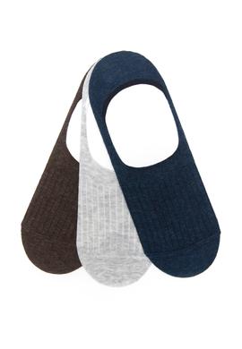 Erkek Lacivert 3'lü Çorap - 50265696001