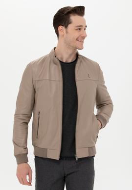 Erkek Vizon Deri Ceket - 50268879035