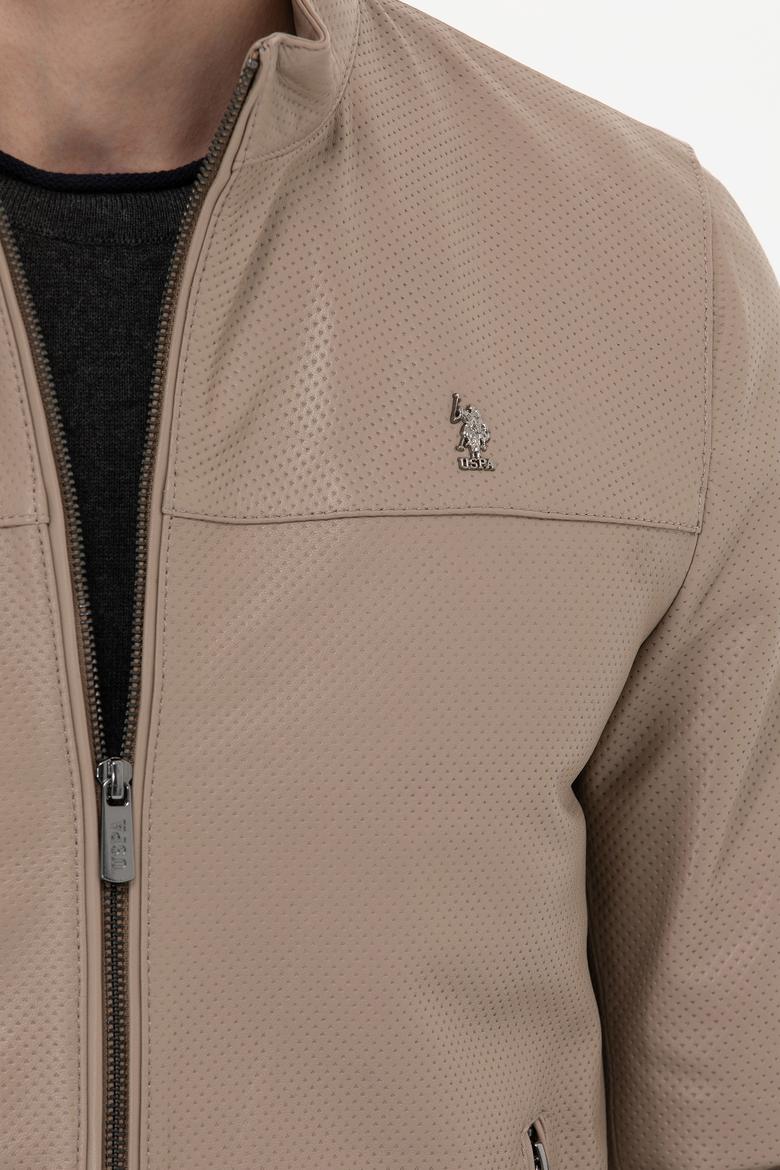 Erkek Vizon Deri Ceket - 50268879035