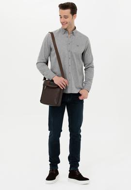 Erkek Koyu Kahverengi Çanta - 50274485001