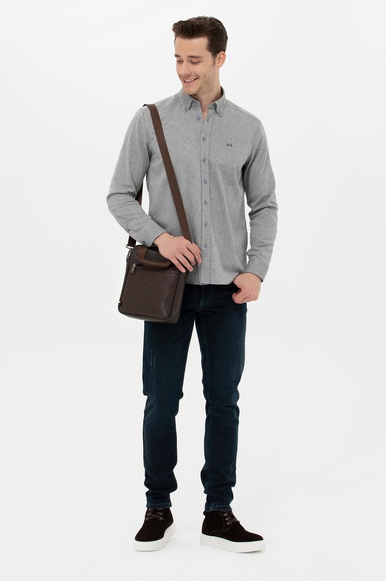 Erkek Koyu Kahverengi Çanta