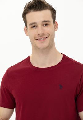 Erkek Plum Basic Bisiklet Yaka Tişört - 50262974103