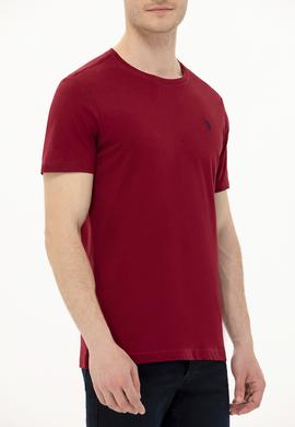 Erkek Plum Basic Bisiklet Yaka Tişört - 50262974103