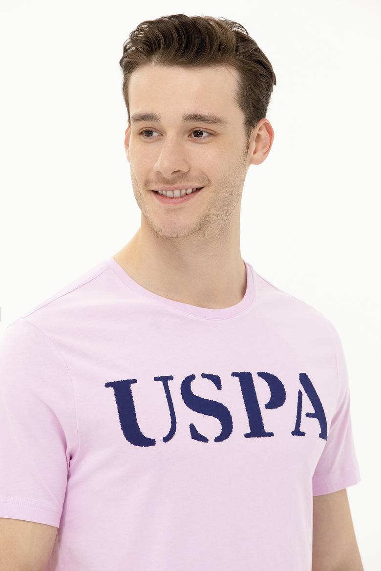 Erkek Manolya Basic Bisiklet Yaka Tişört - 50262976257