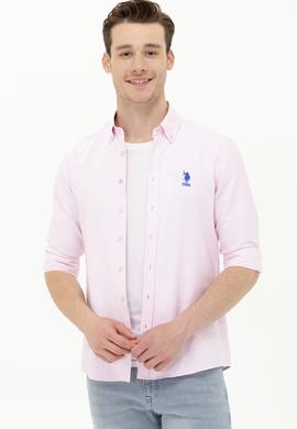 Erkek Manolya Uzun Kollu Basic Gömlek - 50262980108