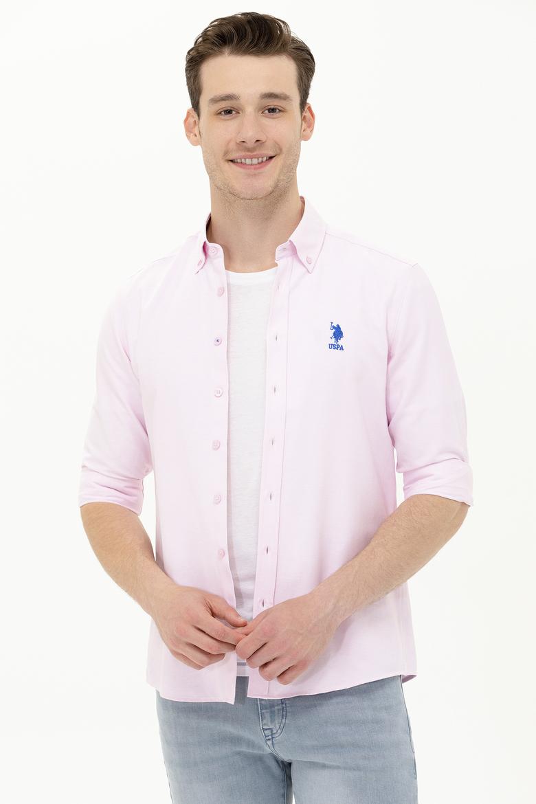 Erkek Manolya Uzun Kollu Basic Gömlek - 50262980108