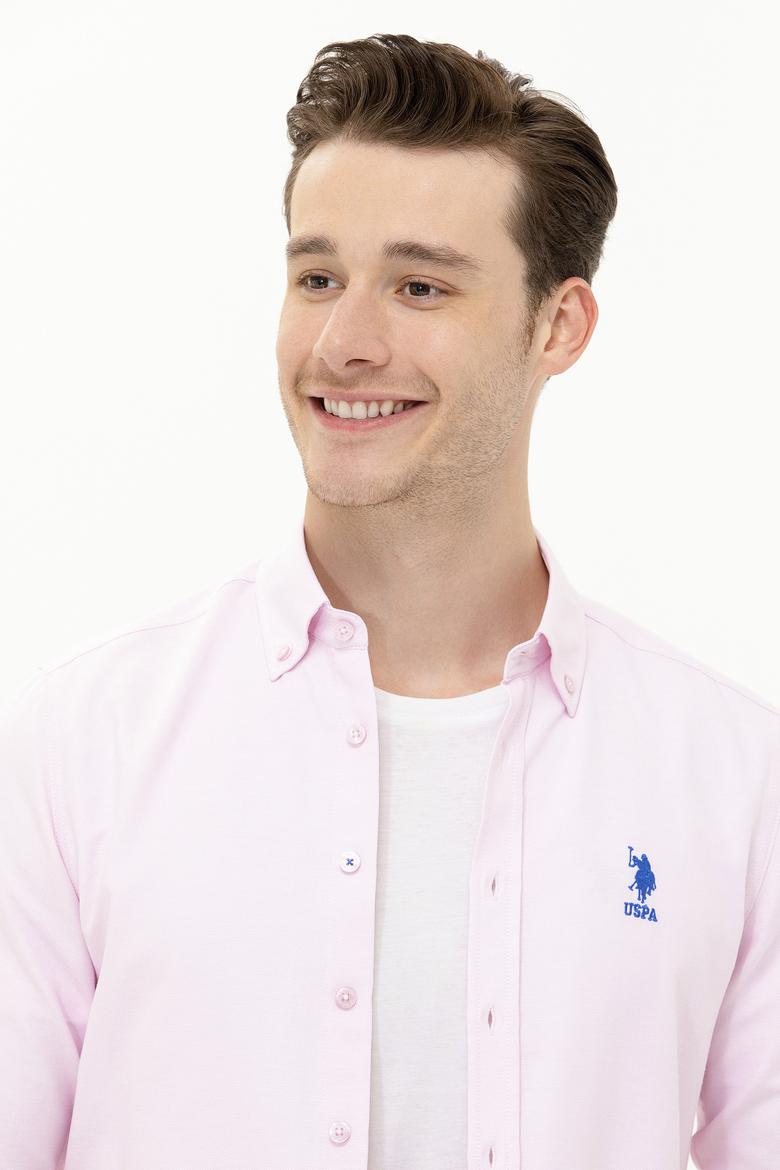 Erkek Manolya Uzun Kollu Basic Gömlek - 50262980108