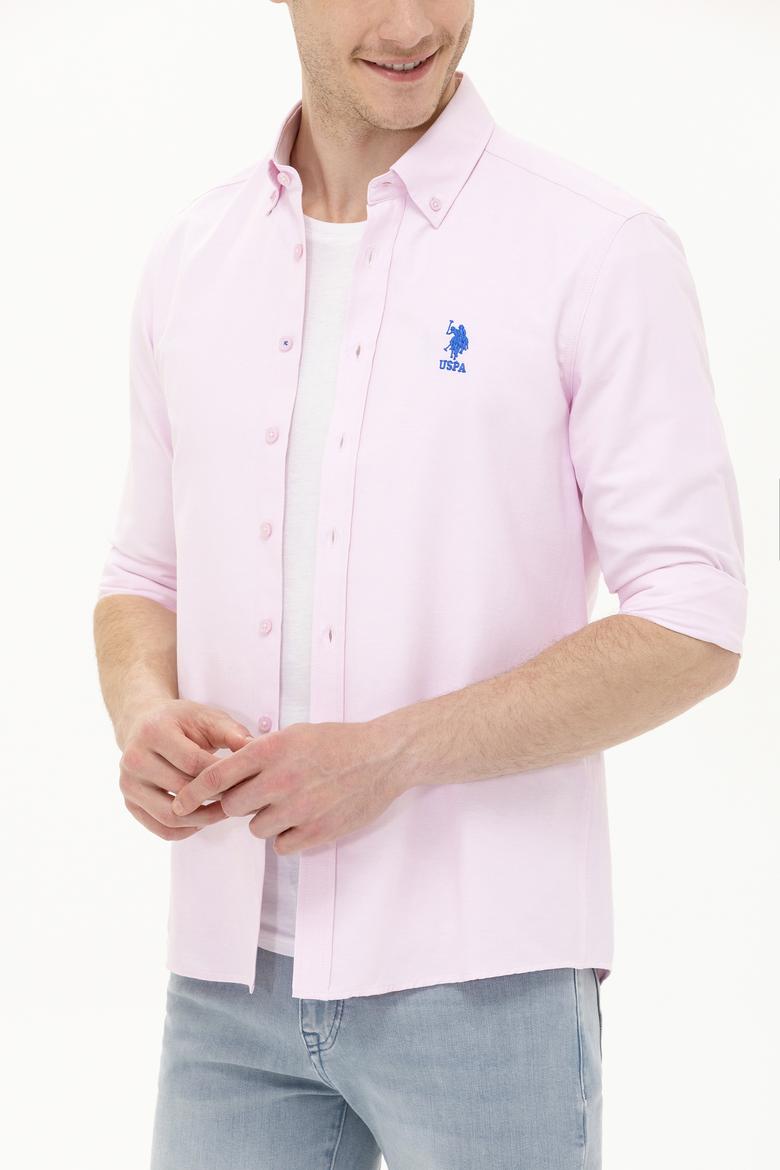 Erkek Manolya Uzun Kollu Basic Gömlek - 50262980108