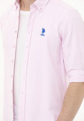 Erkek Manolya Uzun Kollu Basic Gömlek - 50262980108