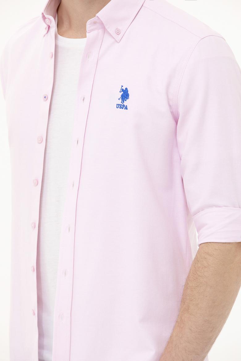 Erkek Manolya Uzun Kollu Basic Gömlek - 50262980108