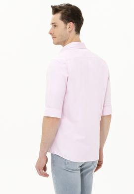 Erkek Manolya Uzun Kollu Basic Gömlek - 50262980108