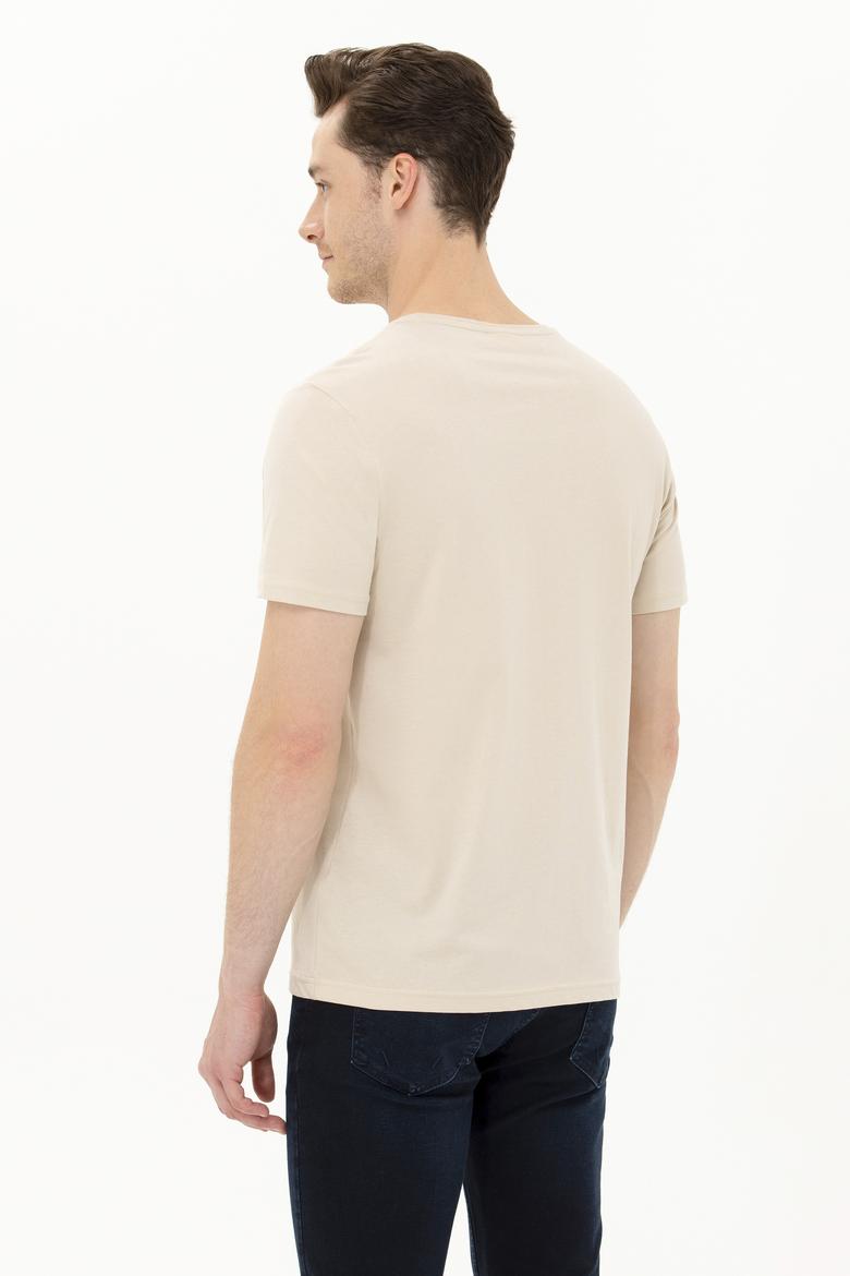 Erkek Taş Basic Tişört - 50263026091