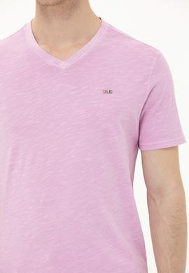 Erkek Manolya Basic V Yaka Tişört - 50263474090