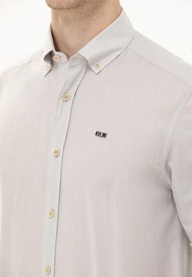 Erkek Taş Uzun Kollu Gömlek - 50263900018