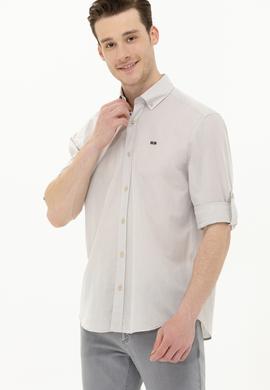 Erkek Taş Uzun Kollu Gömlek - 50263900018