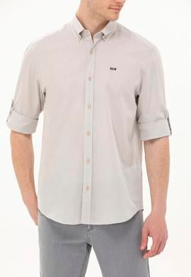 Erkek Taş Uzun Kollu Gömlek - 50263900018