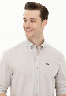 Erkek Taş Uzun Kollu Gömlek - 50263900018