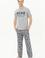 Erkek Gri Melanj Pijama Takımı