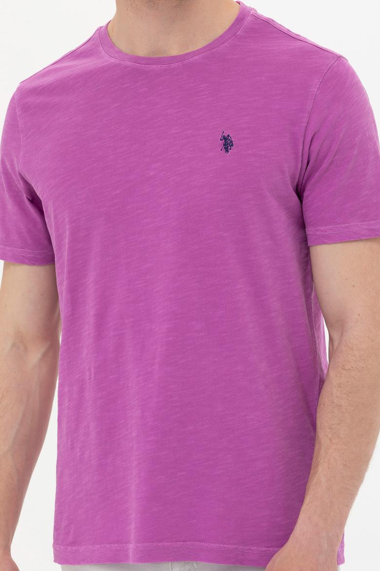 Erkek Menekşe Basic Tişört - 50249147036