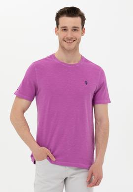 Erkek Menekşe Basic Tişört - 50249147036