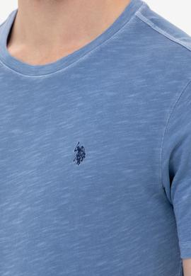 Erkek Koyu Mavi Basic Tişört - 50249147089