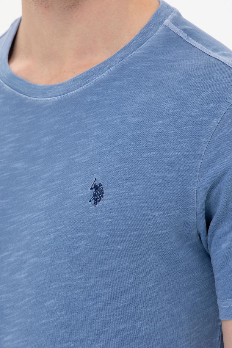 Erkek Koyu Mavi Basic Tişört - 50249147089