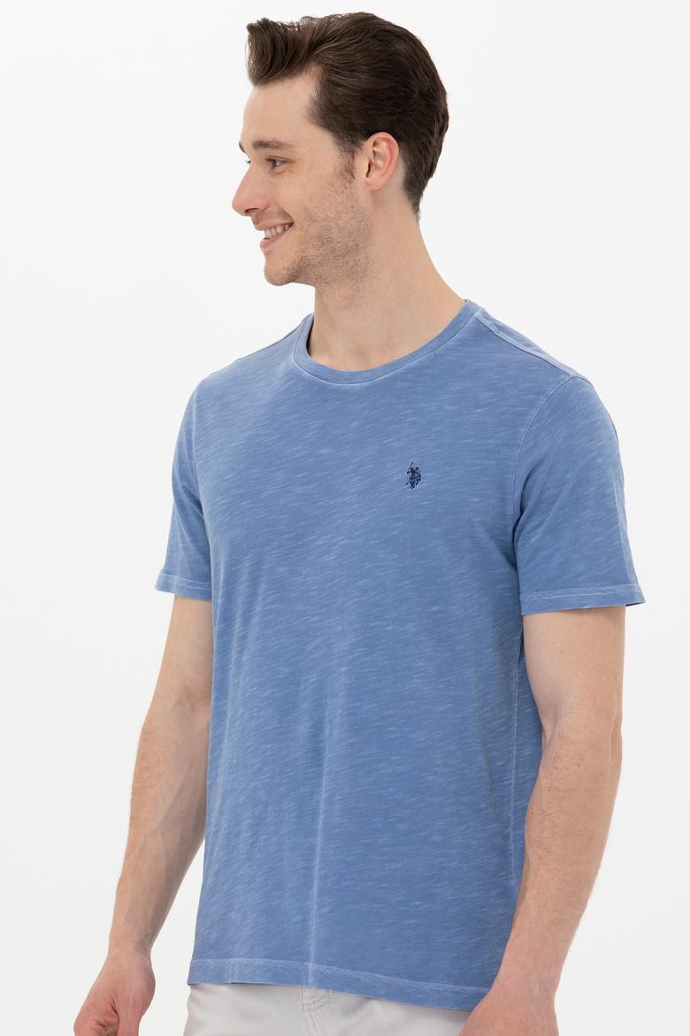 Erkek Koyu Mavi Basic Tişört - 50249147089