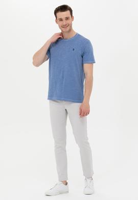 Erkek Koyu Mavi Basic Tişört - 50249147089