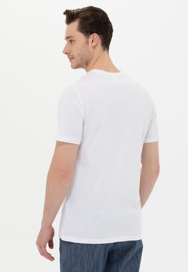 Erkek Beyaz Basic Tişört - 50252071009