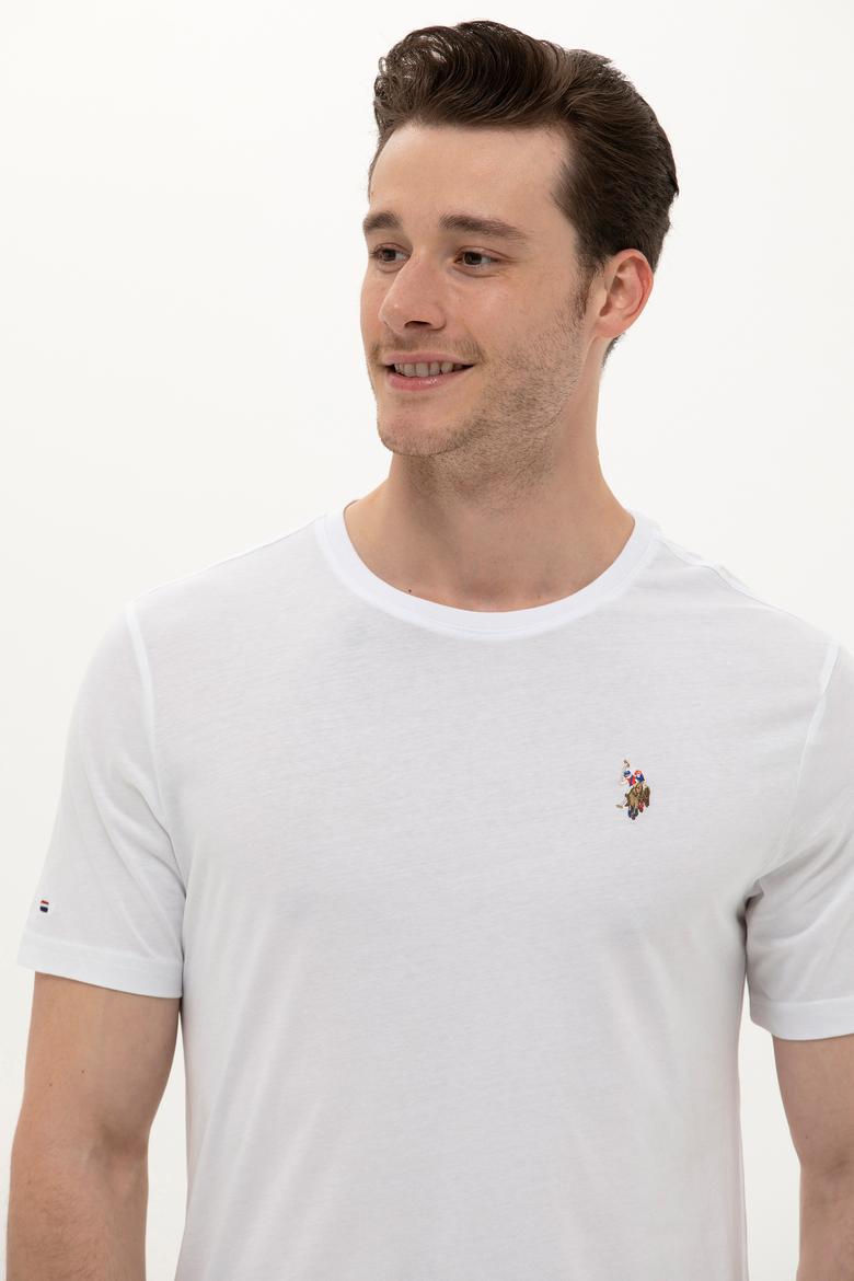 Erkek Beyaz Basic Tişört - 50252071009