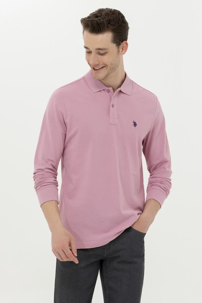 Erkek Manolya Polo Yaka Basic Sweatshirt