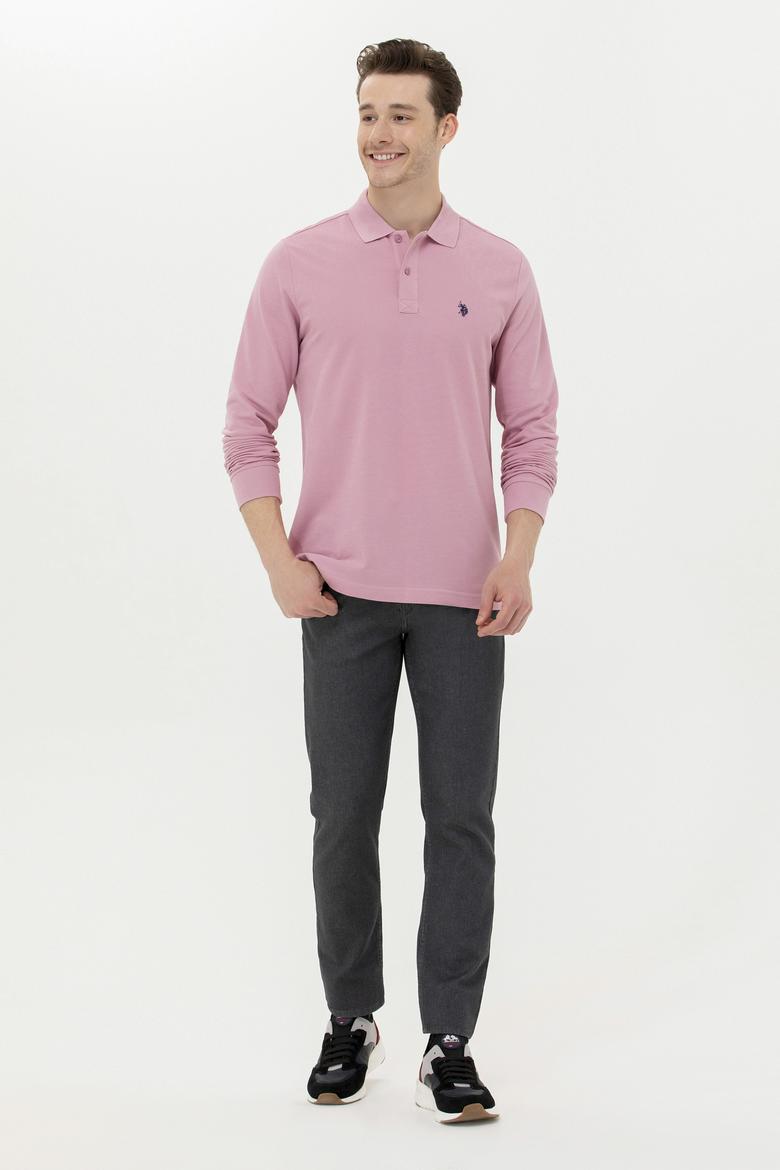 Erkek Manolya Polo Yaka Basic Sweatshirt - 50253121096