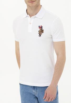 Erkek Beyaz Basic Polo Yaka Tişört - 50263005001