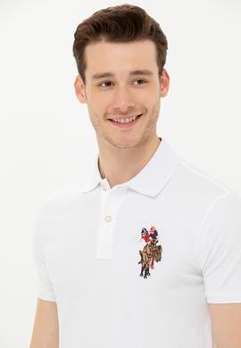 Erkek Beyaz Basic Polo Yaka Tişört - 50263005001