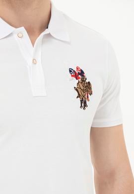 Erkek Beyaz Basic Polo Yaka Tişört - 50263005001