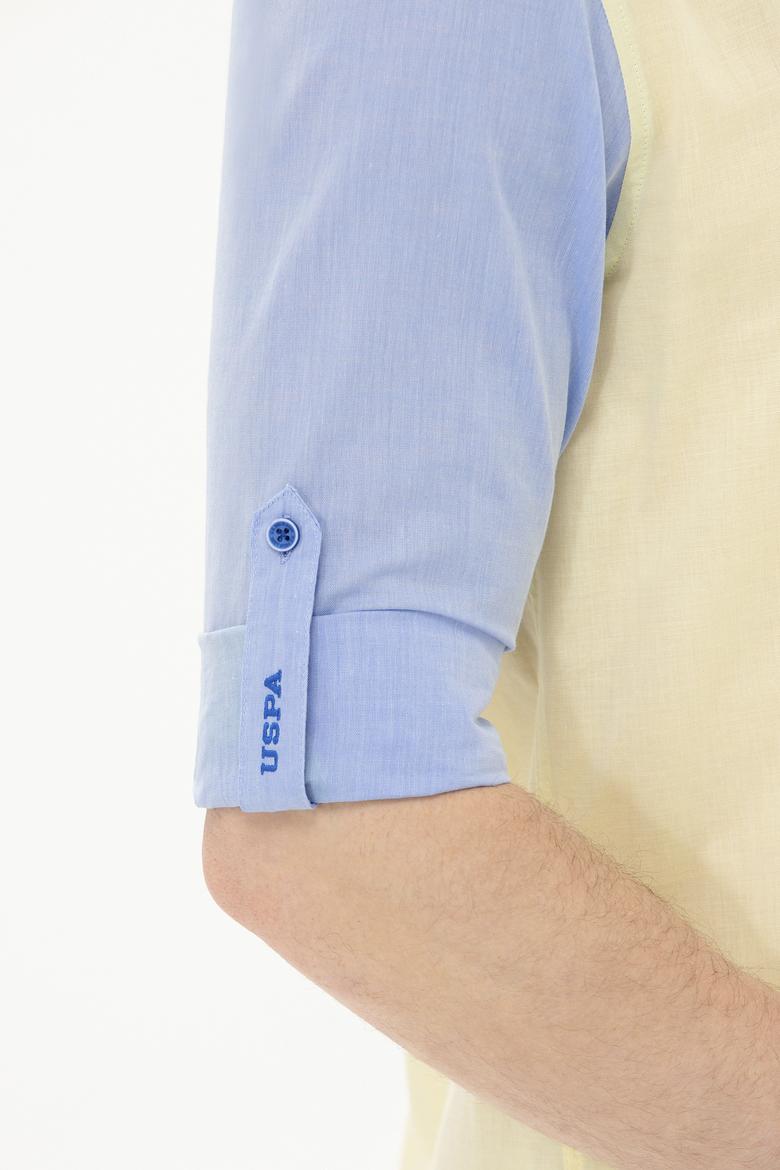 Erkek Saks Uzun Kollu Gömlek - 50264076005