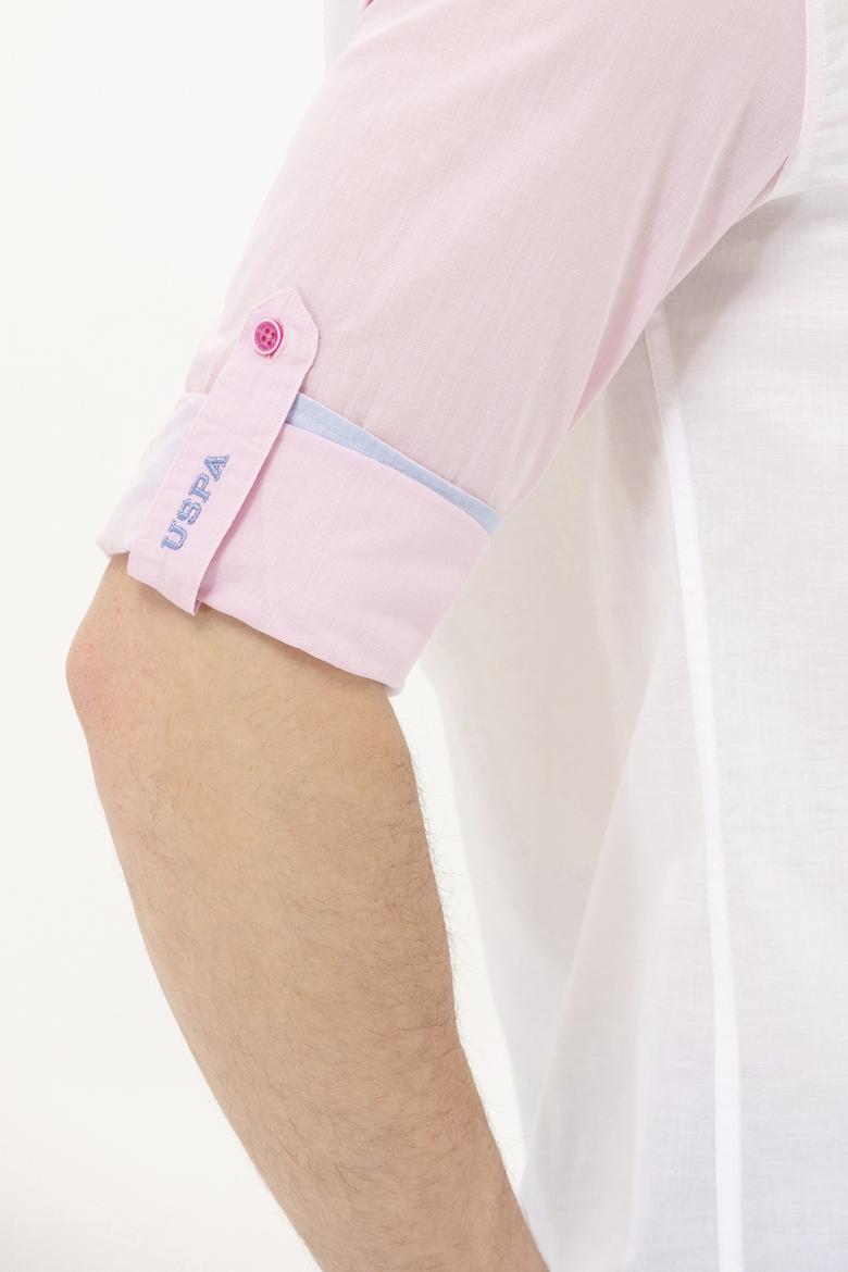 Erkek Pembe Uzun Kollu Gömlek - 50264076014