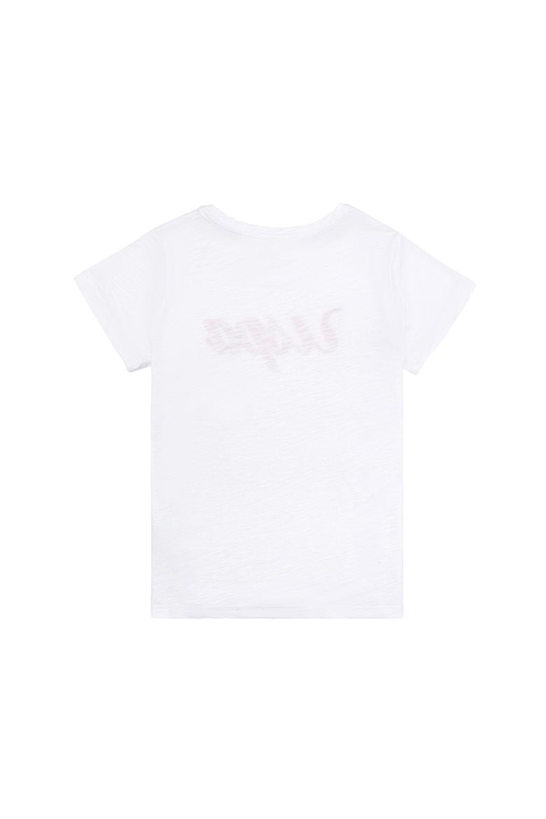 Kız Çocuk Beyaz Tişört - 50252002006