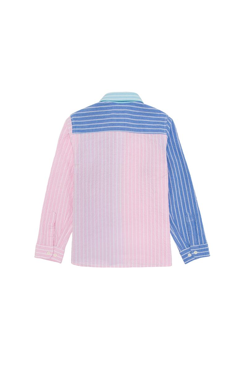 Erkek Çocuk Pudra Uzun Kollu Gömlek