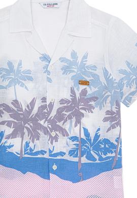 Erkek Çocuk Mavi Kısa Kollu Gömlek - 50247895004