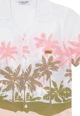 Erkek Çocuk Somon Kısa Kollu Gömlek - 50247895015