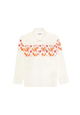 Erkek Çocuk Turuncu Uzun Kollu Gömlek - 50264502010