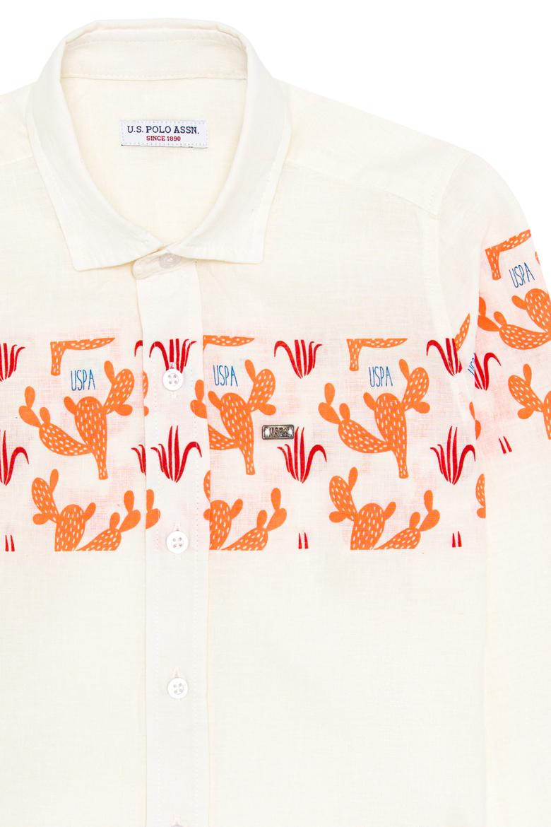 Erkek Çocuk Turuncu Uzun Kollu Gömlek - 50264502010