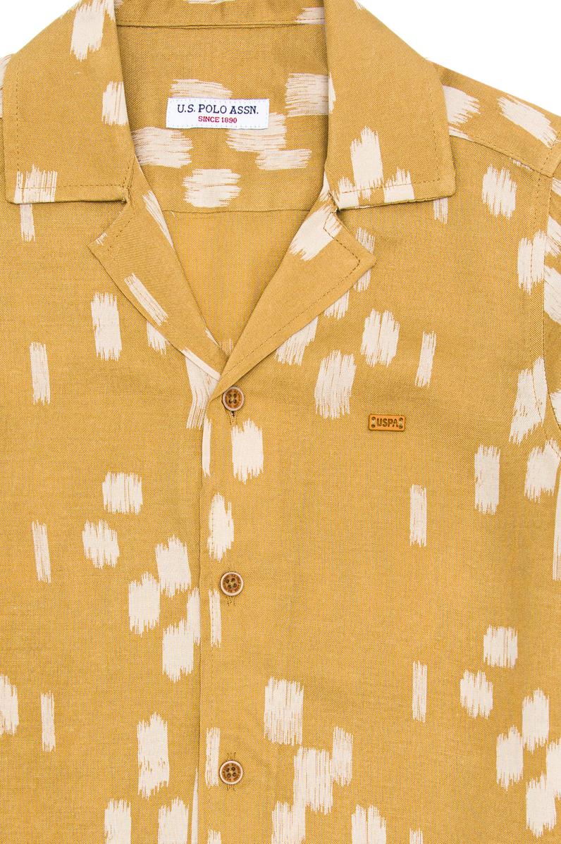 Erkek Çocuk Camel Kısa Kollu Gömlek