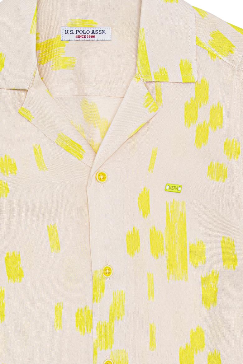 Erkek Çocuk Ekru Kısa Kollu Gömlek - 50264501022