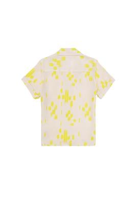 Erkek Çocuk Ekru Kısa Kollu Gömlek - 50264501022